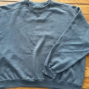 Vtg 90s STARTER Sweatshirt XL Dark Gray- Heavyweight USA Made Grunge. 🔥🔥